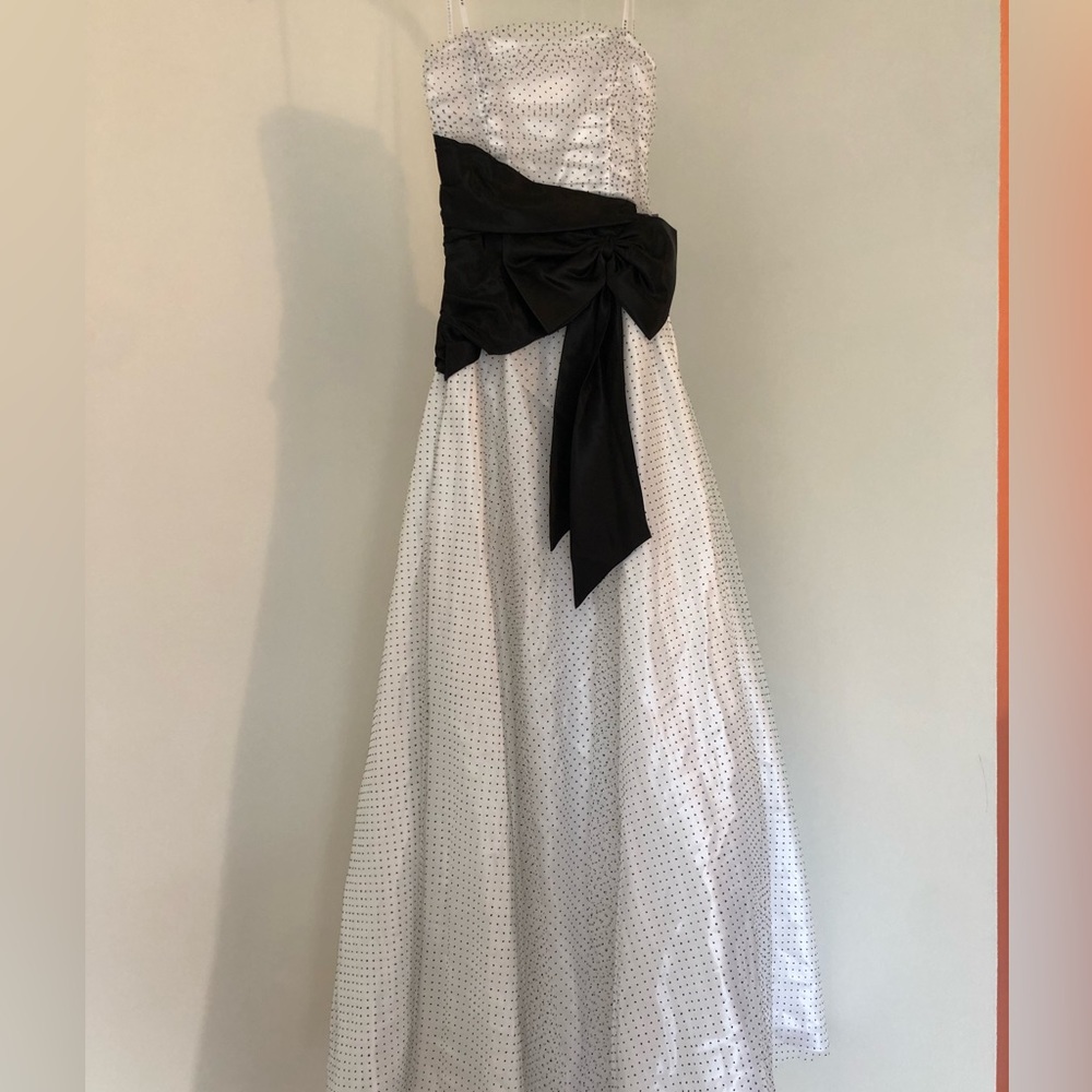 Vintage Masquerade Polka Dot Prom Dress 5/6